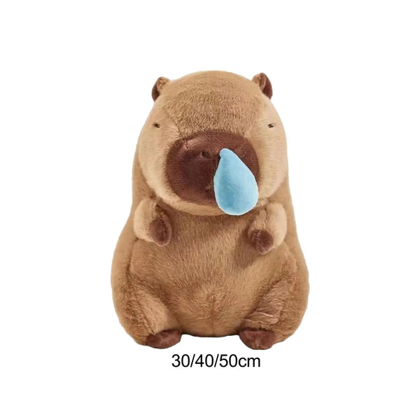 Capybara Toy with Pullable Snot Bubbles Unique Soft Cartoon