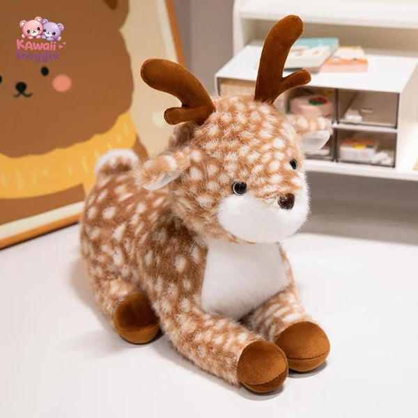 Sika Reindeer Plush Toy – Your Cozy Winter Companion! Kawaii Snuggle