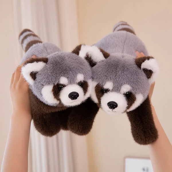 Kawaii Red Panda Plush Toy Lovely Stuffed Animal Lying Raccoon Plush Toys