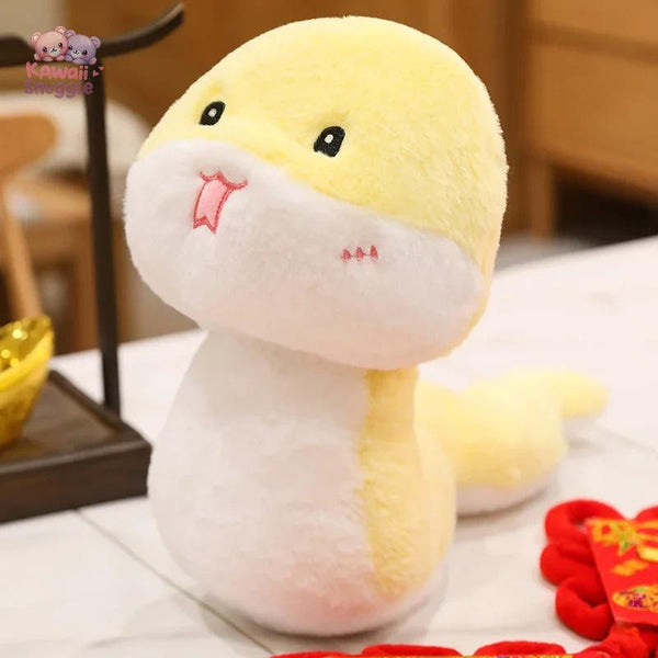 Sunflower Snake Plush – A Blooming Twist on Cuddly Comfort