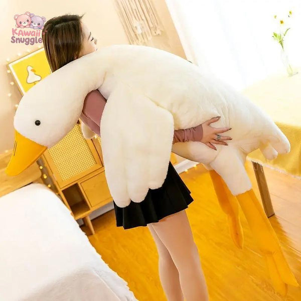 Giant Swan Goose Plush – The Perfect Cuddle Buddy!