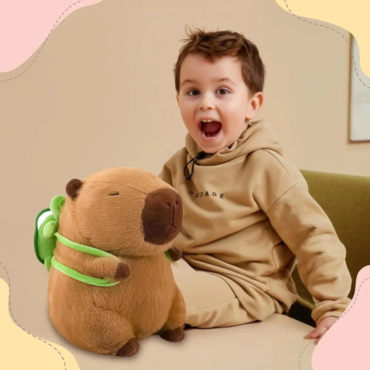 Capybara Plush Simulation Capibara Anime Fluffty Toy Kawaii Plushie Stuffed Animals