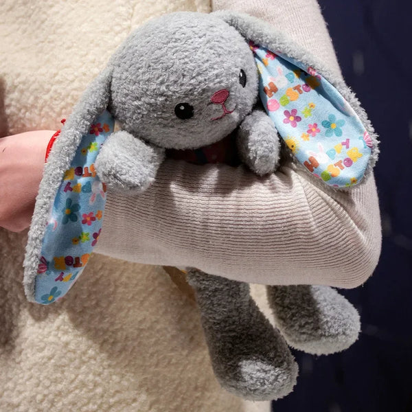 Fluffy Bunny Plush Toy Soft Stuffed Rabbit Doll Cute Baby Sleep Appease Pillow