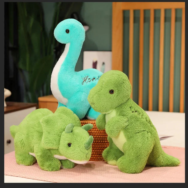 Cuddly Dinosaur Triceratops Stuffed Toy – A Prehistoric Pal for Modern Hugs