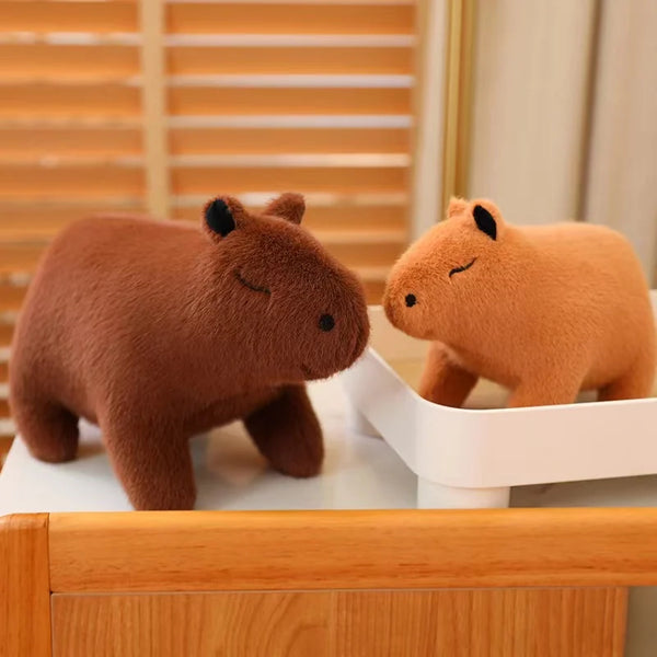Cartoon Capybara Plush Toy – Soft Stuffed Animal Doll for Kids’ Holiday & Birthday Gifts