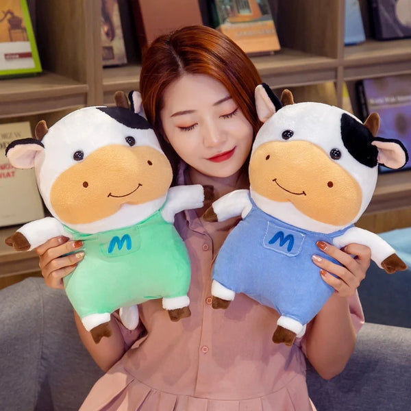 23/30/40cm Kawaii Mini Cow Plush Animals Doll Toys Stuffed Soft Plush Chinese Zodiac Cattle Toys Birthday Gifts Kids Girls Baby Toys