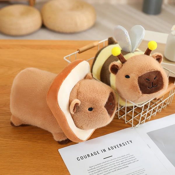 Cute Capybara Plush Toy Kawaii Soft Capybara Stuffed Toy Plushie Toys for Kids Birthday Gifts for Boys and Girls