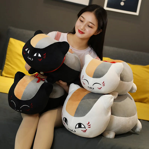 Japan Anime Character Madara Natsume Cat Stuffed Animal Cartoon Plush Toy Pillow