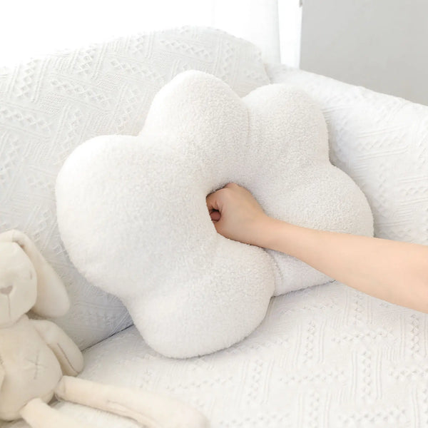 Decoration Soft Cute Nordic Style White Cloud Shaped Cushion Bedding Sofa Cute Home Throw Pillow Stuffed Plush Toys Gift