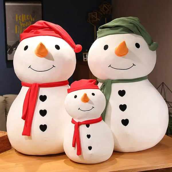 Embrace Winter Magic with the Snowman Plush Toy