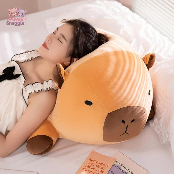 Fatty Long Capybara Plush – Your Ultimate Cuddle Buddy Kawaii Snuggle