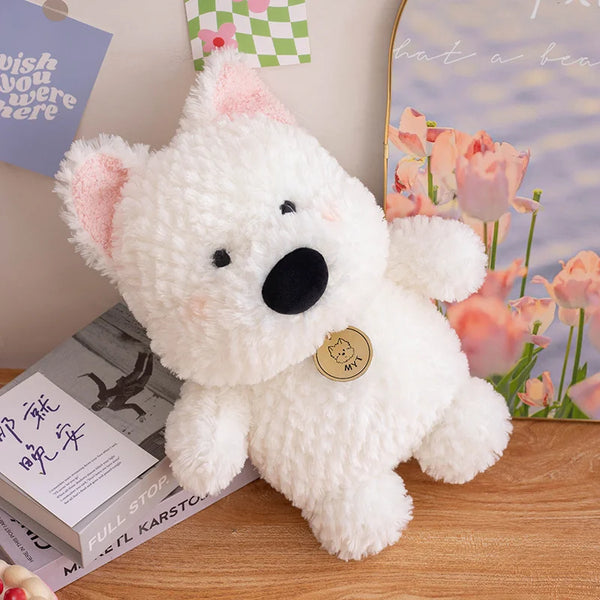 Cartoon West Highland Dog Plush Toy – Your Child’s Loyal Cuddle Companion