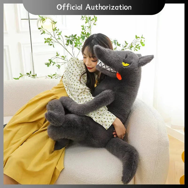 Grey Wolf Plush Toy A Majestic Friend for Endless Cuddles