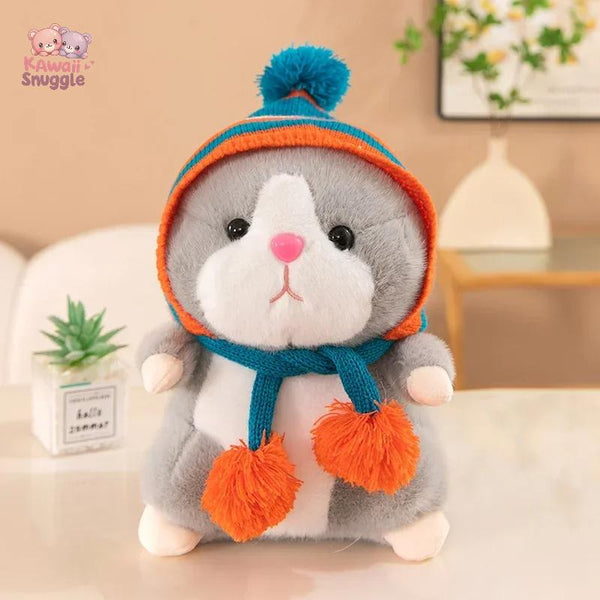 Cute Hamster Wear Hat Plush Toys