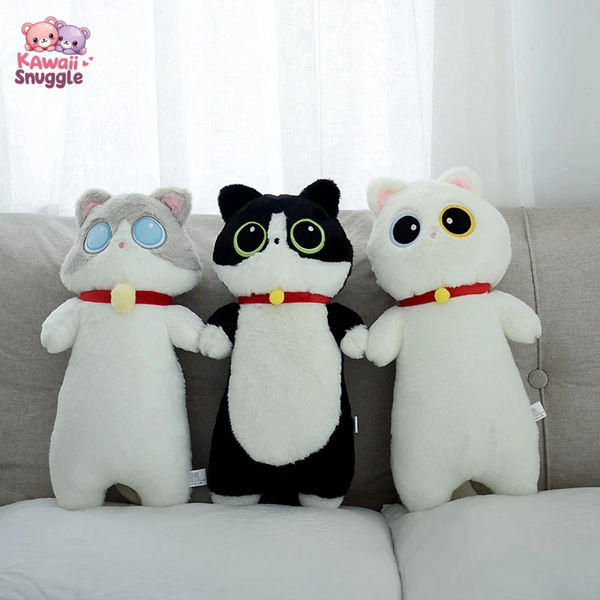Long Giant Cats Plush - Ultra-Soft & Huggable Delight