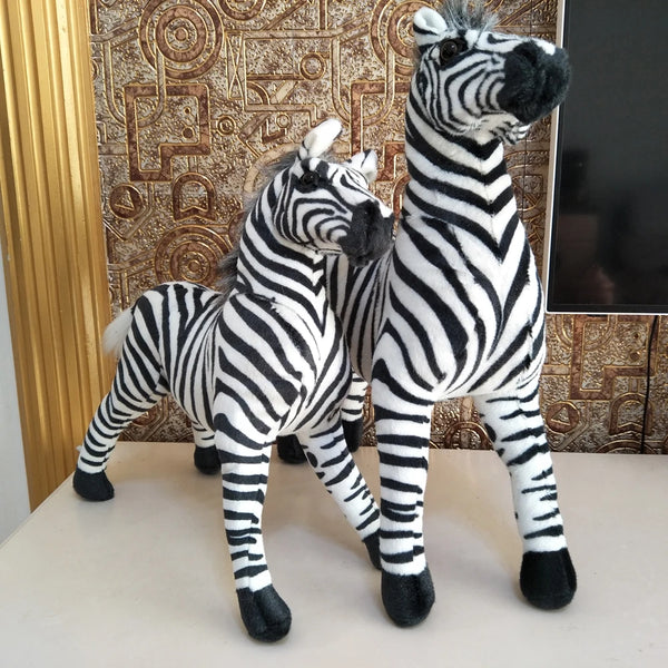 Children Stuffed Plush Toy Black And White Strip Zebra