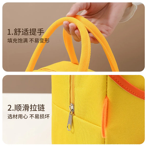 Cartoon Lunch Bag Kawaii Duck Thick Thermal Food Storage Bags