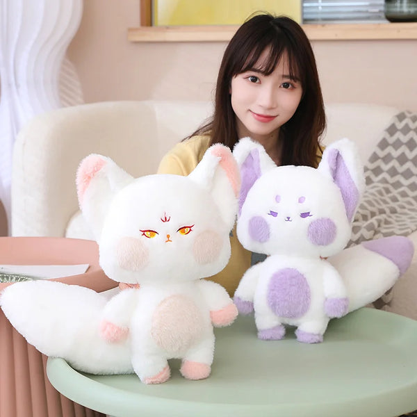 Big Tail Fox Plush Doll – Kawaii Dudu Fox Pillow for Girls and Gifts