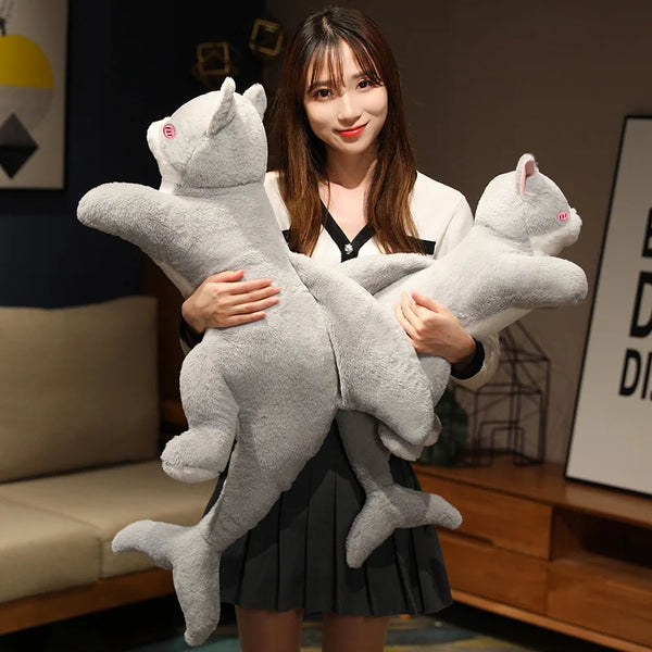 Dive into Dreamland with the Kawaii Shark Cat Plush Toy