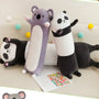 New Children's Long Pillow Panda Doll Plush Toy Big Koala Animal Doll Living Room Ornaments