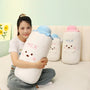Adorable Milk Bottle Shaped Stuffed Pillow Kawaii Soft Plush Toys Baby's Bottle Doll For Boys And Girls Christmas Birthday Gifts
