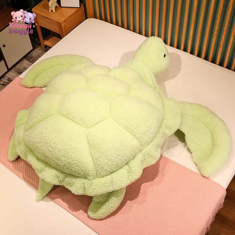 Giant Plush Turtle Pillow – Soft & Cozy Comfort