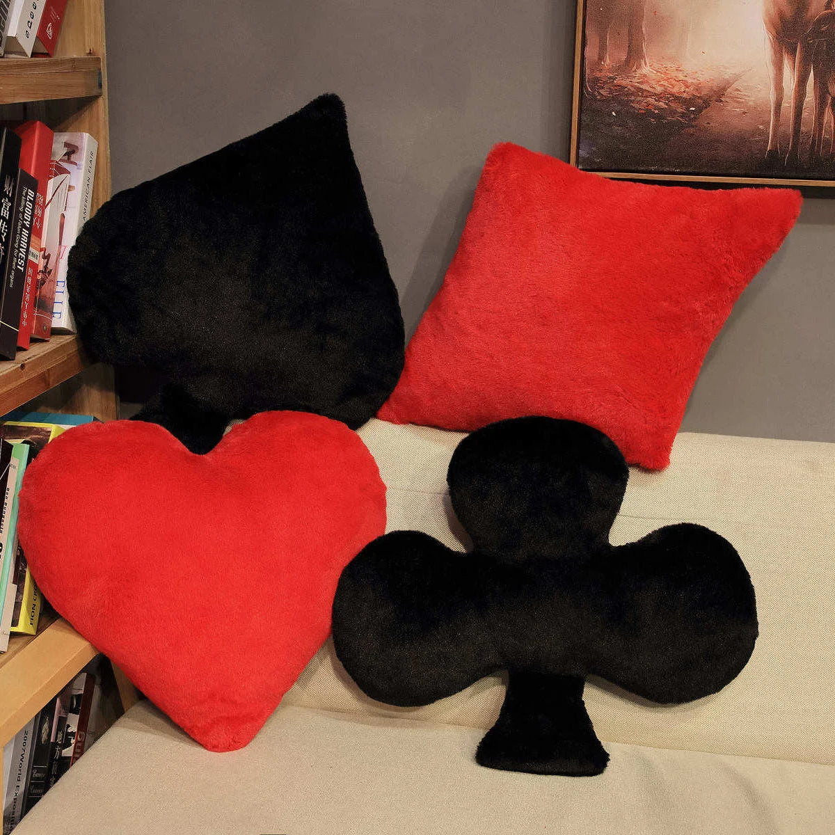 Poker Cards Plush Pillows – Where Softness Meets Strategy