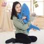 Cute Blue Gray Shark Plush – A Soft & Snuggly Ocean Friend