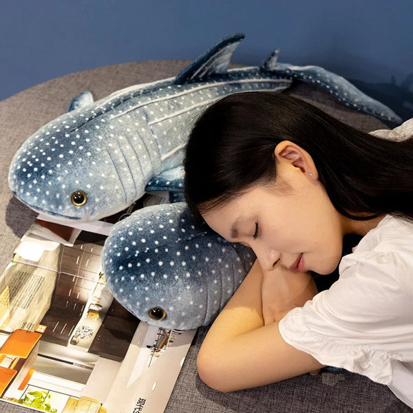 Blue Shark Plush Toy – Dive into the Deep with a Cuddly Twist