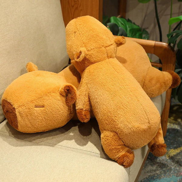 Fluffy Capybara Plush Doll– Kawaii Soft Stuffed Animal Toy for Kids & Home Decor