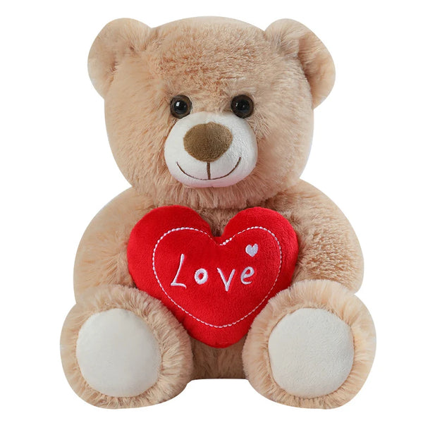 Cute Heart Bear Dog Plush Toy – A Hug Full of Love