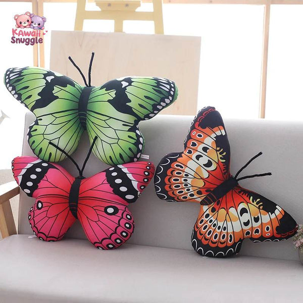 Soft Butterfly Plush Pillow – A Cozy Touch of Elegance Kawaii Snuggle