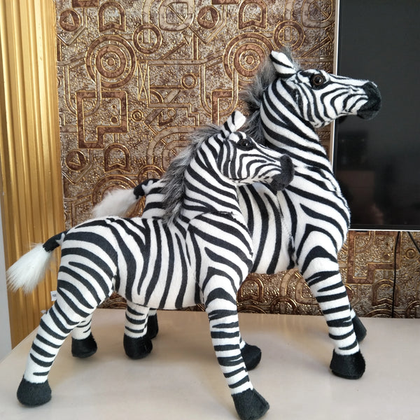 Children Stuffed Plush Toy Black And White Strip Zebra