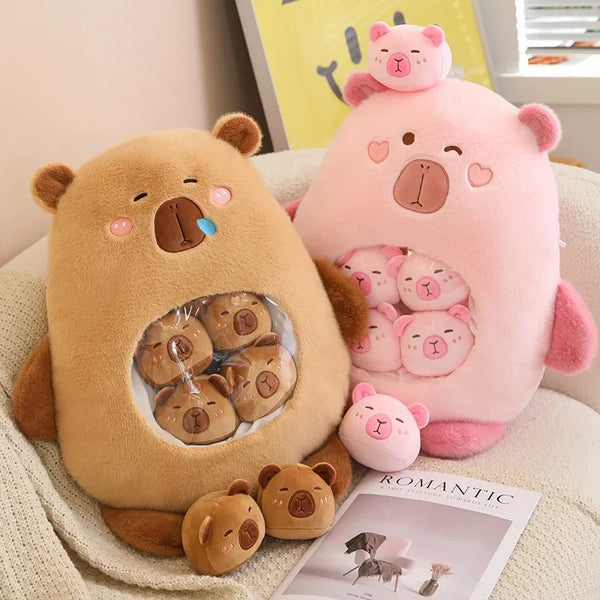 Kawaii Plush Toy for Boy Girl Cute Stuffed Animal Capybara Guinea Pig Anime Home Decor