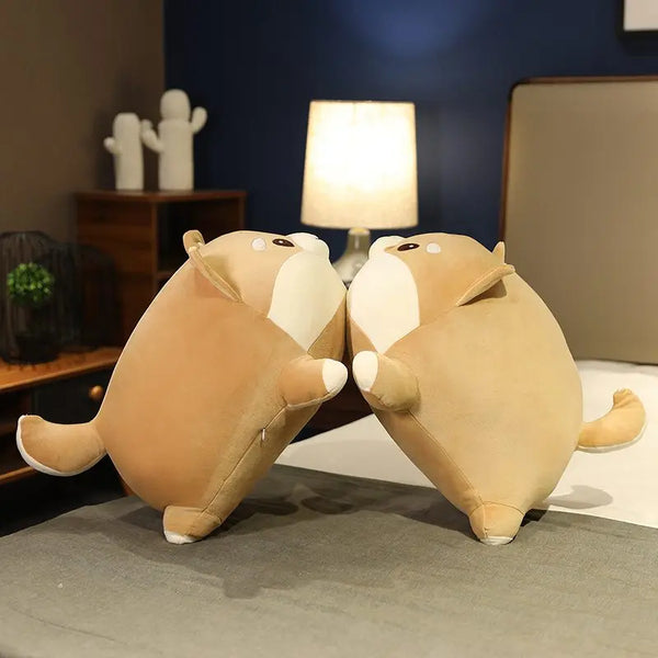 Giant Corgi Dog Plush Pillow – Soft Shiba Inu Gift for Kids