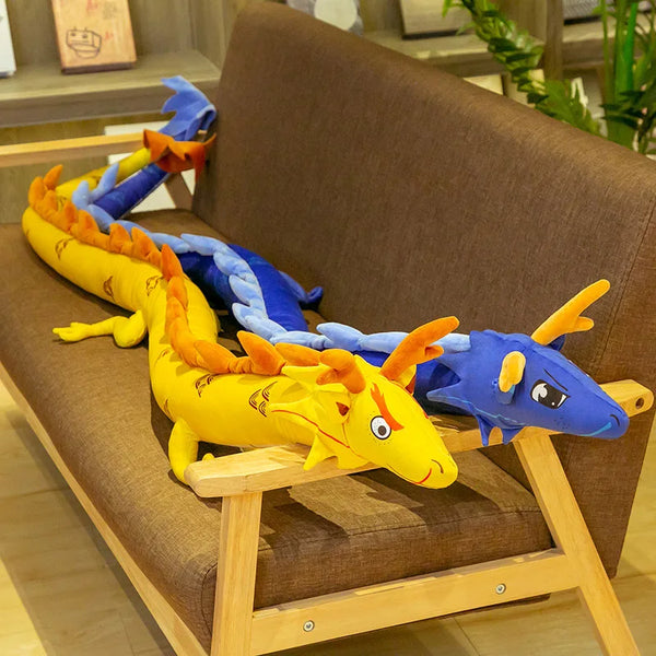 Cute Stuffed Chinese Dragon Plush Toys Doll Soft Pillow Cushion