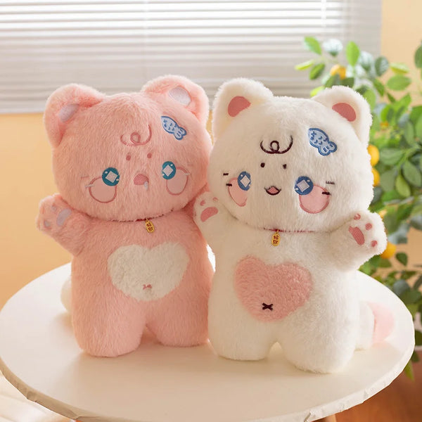 Kawaii Cat Plush Toy Pillow Stuffed Animal Cat Nap Cushion Home Decor