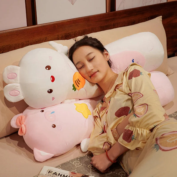 Cartoon Animal Plush Toys – Long Sleep Pillow Dolls