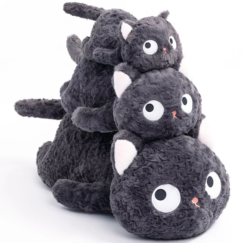 Lovely Plush Black Cat Dolls Cute Toy Stuffed Soft Cat Pillow