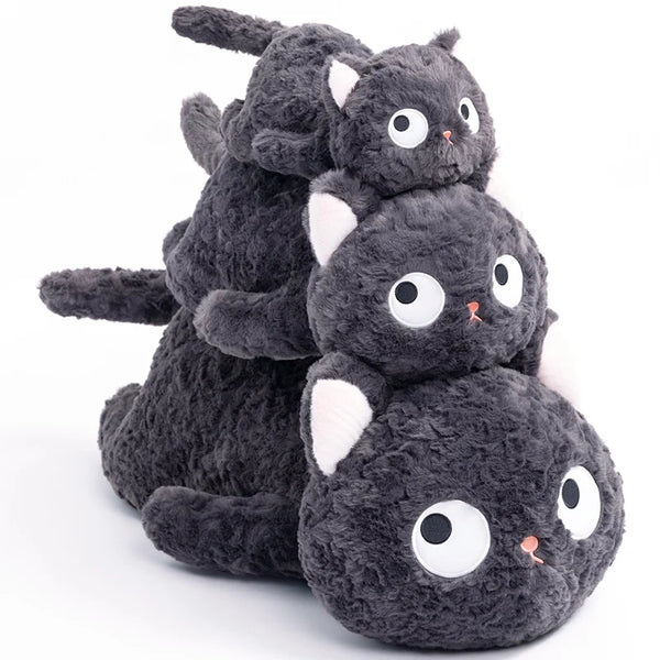 Lovely Plush Black Cat Dolls Cute Toy Stuffed Soft Cat Pillow