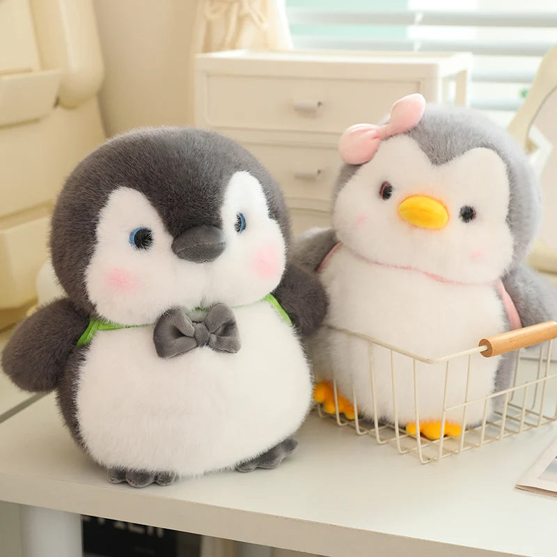 Lovely Hairy Penguin Plush Toy – Soft Stuffed Cartoon Penguin for Kids and Room Decor