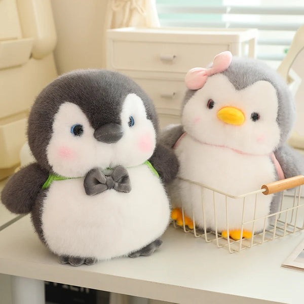 Lovely Hairy Penguin Plush Toy – Soft Stuffed Cartoon Penguin for Kids and Room Decor