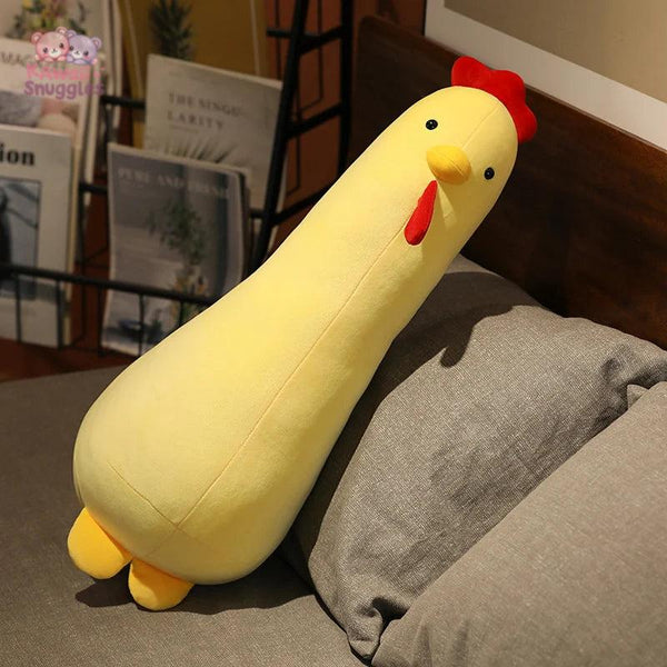Cartoon Soft Pillow Toys - Cute Stuffed Yellow Round Chick