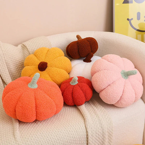 20~35cm Kawaii Nordic Halloween Soft Pumpkin Plush Toys Lovely Stuffed Plant Bedroom Decoration Dolls Soothing Pillow for Kids