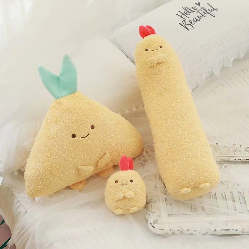 Cute Sumikko Gurashi Plush Toy Pendant Shrimp Long Body Tempura Pillow