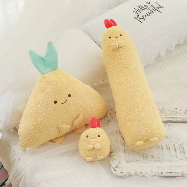 Cute Sumikko Gurashi Plush Toy Pendant Shrimp Long Body Tempura Pillow