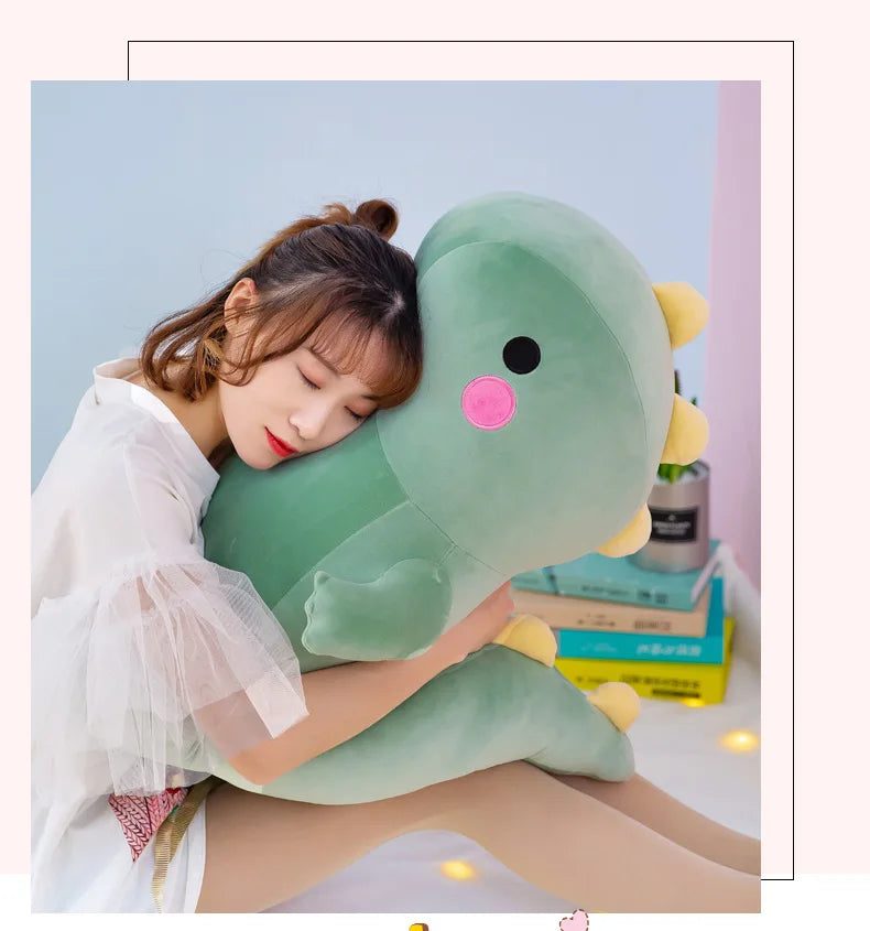 Creative dinosaur plush toys bed sleeping dinosaur pillow children cloth dolls