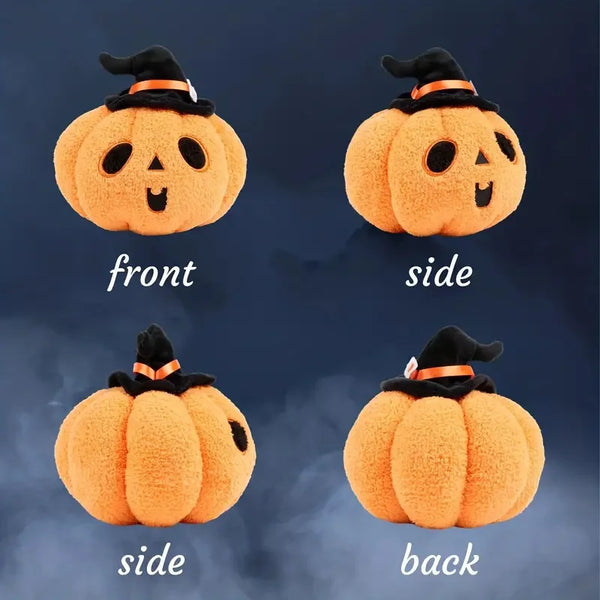 Funny Halloween Pumpkin Black Cat Plush Kawaii Clown Pumpkin Toy Doll Pumpkin Wizard Stuffed Pillow Halloween