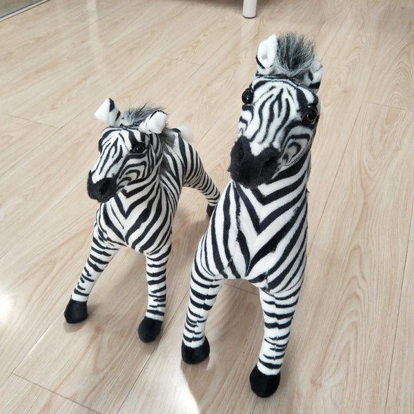 Children Stuffed Plush Toy Black And White Strip Zebra
