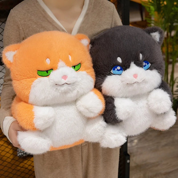 Creative Plush Round Fat Cat Plush Toys Cat Kawaii Animal Pillow Dolls Stuffed Toy